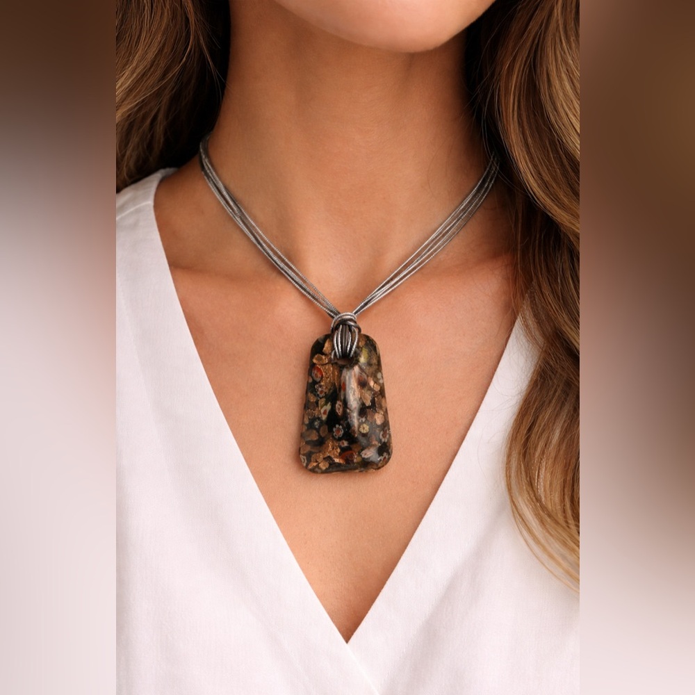 Murano handcrafted glass pendant